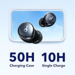 Soundcore by Anker Space A40 Adaptive Active Noise Cancelling Wireless Earbuds, Reduce Noise by Up to 98%, Ultra Long 50H Playtime, 10H Single Playtime, Hi-Res Sound, Comfortable Fit, Wireless Charge - Image 6
