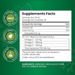 Amazing Herbs Premium Liquid Black Seed Oil - Cold Pressed with Nigella & Sativa, Aids in Digestive Health, Omegas 3 6 & 9, Immune Support, Brain Function, Non GMO, for Men and Women - 8 Fl Oz - Image 2